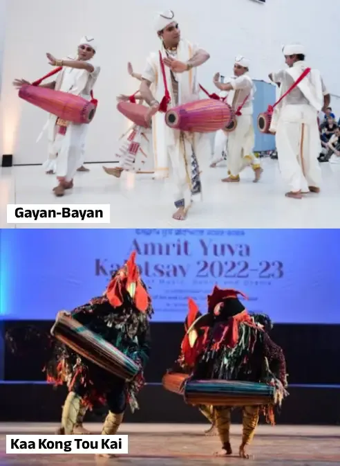 Similarities between Assamese Gayan-Bayan dance and Cock Fight Dance of Tai-Kadai People